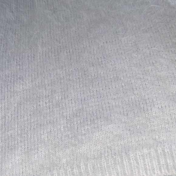 UO Fuzzy Crop Top Sweater, Kimchi Blue - Picture 7 of 9